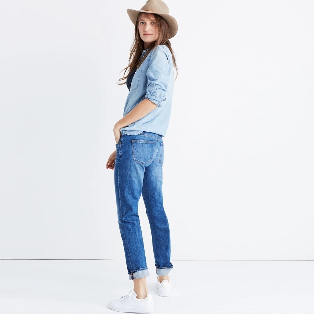 Madewell The Slim Boyjean in Walton Wash Size 25